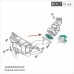 Заглушка клапана ЕГР Opel Astra H - 1.7 CDTi Заглушка клапана ЕГР Opel Astra H - 1.7 CDTi