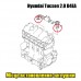 Заглушка клапана ЕГР 2.2 crdi для Hyundai Santa Fe EGR039NQ2G4T4