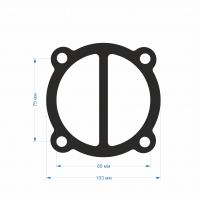 Прокладка компресора Intertool PT-0014 (арт. RSIPT00142) Прокладка компресора Intertool PT-0014 (арт. RSIPT00142)