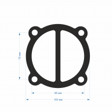 Прокладка компресора Intertool PT-0014 Прокладка компресора Intertool PT-0014