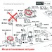 Заглушка клапана ЕГР EGR024NQ2G2T4 для TOYOTA Land Cruiser 200